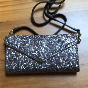 Rebecca Minkoff Glitter Crossbody Clutch